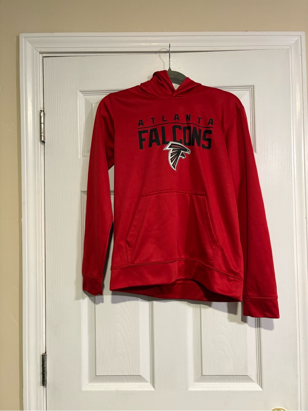 Atlanta Falcons Red Hoodie with Team Logo